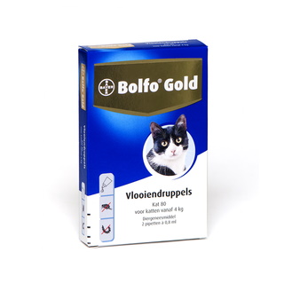 Bolfo Gold 80 kat >4 kg 2 pipetten