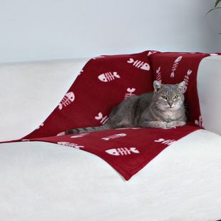 Trixie Beany fleece deken | Bordeaux | 100x70 cm