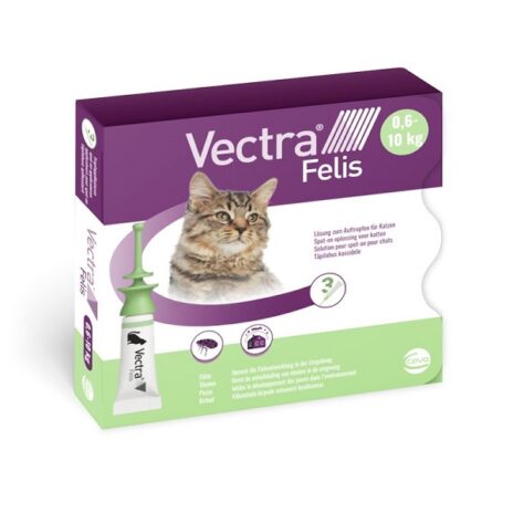 Vectra Felis kat 423mg 0.6-10kg 3 pipetten