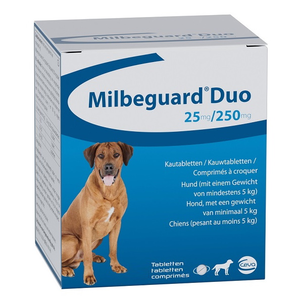 Milbeguard Duo 25 mg 250 mg